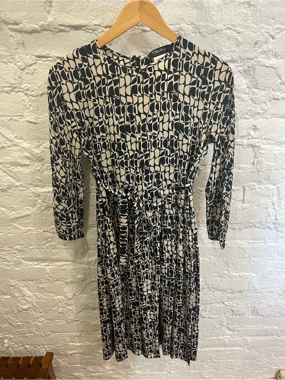 ‘S MaxMara Silk Patterned Midi Dress
